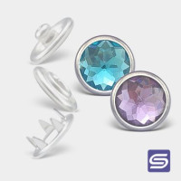 10.5MM / SIZE 14 • JEWEL PEARL SNAPS