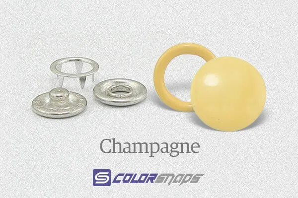 Cream Snaps Fasteners