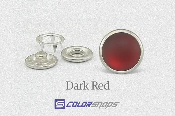 Dark Red Pearl Snaps