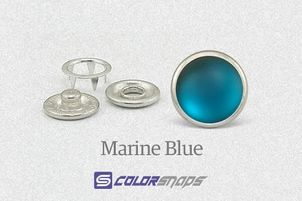 Marine Blue Pearl Snaps