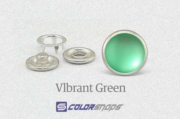 Green Decorative Snaps