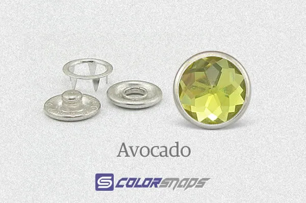 Yellow Jewel Pearl Snaps
