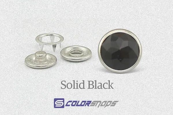 Black Garment Pearl Snaps