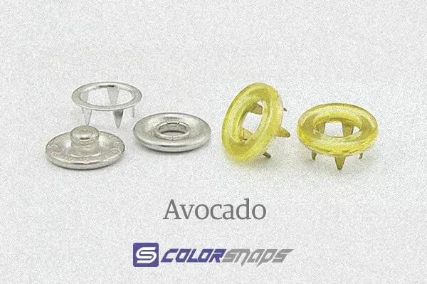 Yellow Snap Buttons