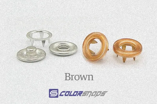 Brown Prong Snaps