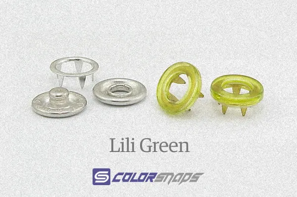 Lime Green Clothing Snaps
