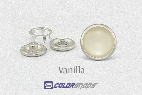 Cream Decorative Snaps