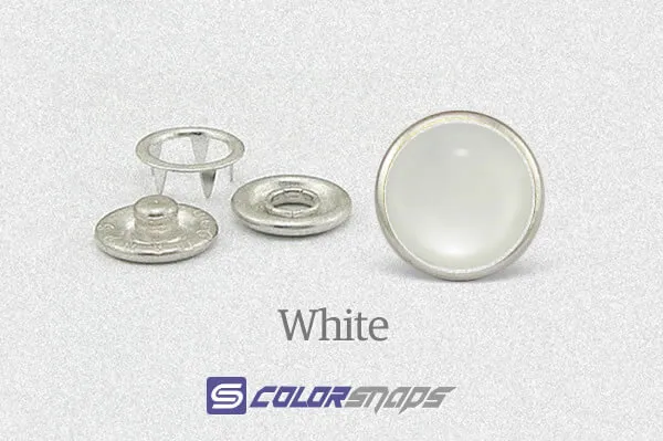 Pure White Pearl Snaps