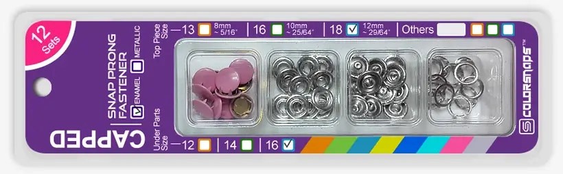 Wholesale Size 16 Capped Snap Buttons